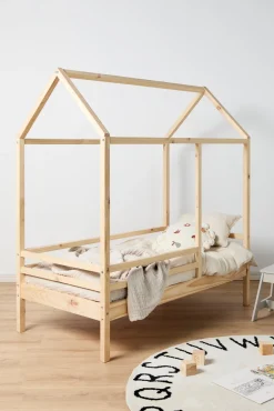 Børn Minitude Børnesenge & Tilbehør-Nordic Jax Juniorseng 70x140 inkl. Sengeskuffe, Natur