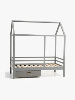 Børn Minitude Børnesenge & Tilbehør-Nordic JAX Juniorseng 70x140 inkl. Sengeskuff, Grå