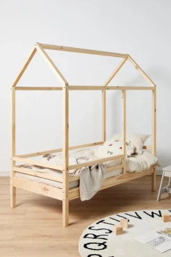 Børnesenge & Tilbehør|Minitude Nordic JAX Juniorseng 70x140, Natur Beige