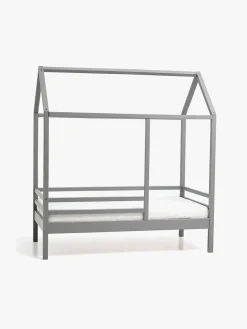 Børn Minitude Børnesenge & Tilbehør-Nordic Jax Juniorseng med BabyMatex Madras Carpathia 70x140, Grå