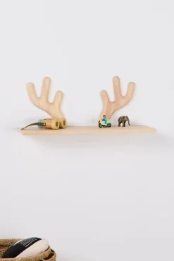 Børnemøbler|Minitude Nordic LEO Hylde, Natur Brun