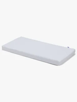 Børnesenge & Tilbehør|Minitude Nordic Mason Husseng 70x160 & BabyMatex Madras Soft Plus + Sengehimmel, Hvid