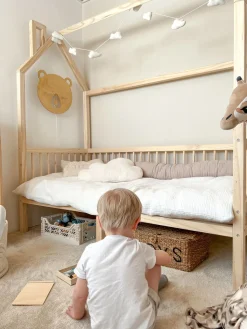 Børnesenge & Tilbehør|Minitude Nordic NOAH  Juniorseng 70x160, Natur