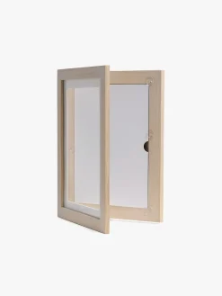 Børn Minitude Interiør-OLIVER Åbningsbar Ramme A4, 100 Sider, White wash