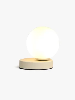 Lamper & Belysning|Minitude ORB Bordlampe, Cream White Hvid