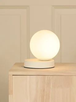 Lamper & Belysning|Minitude ORB Bordlampe, Cream White Hvid