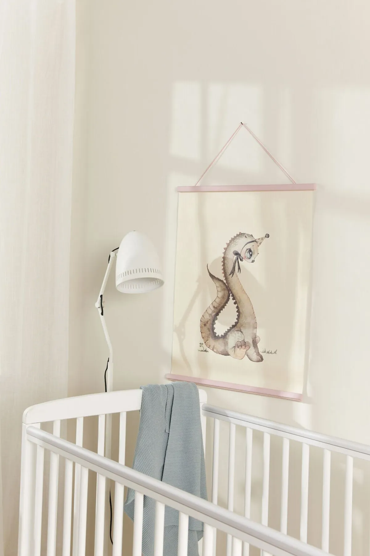 Interiør|Minitude Plakatlister Stor, Dusty Pink Lyserød