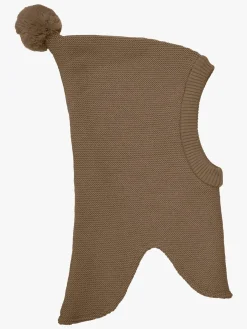 Børn Minymo Tilbehør|Uldtøj-Elefanthue Uldblanding, Caribou