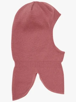 Børn Minymo Uldtøj|Tilbehør-Elefanthue Uldblanding, Withered Rose