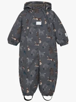 Overtøj|Minymo Flyverdragt, Dark Gull Grey