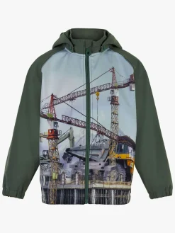 Overtøj|Minymo Softshelljakke, Duck Green