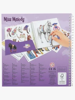 Kreativt Legetøj|MissMelody Miss Melody Dress Me Up Klistermærkebog Around The World