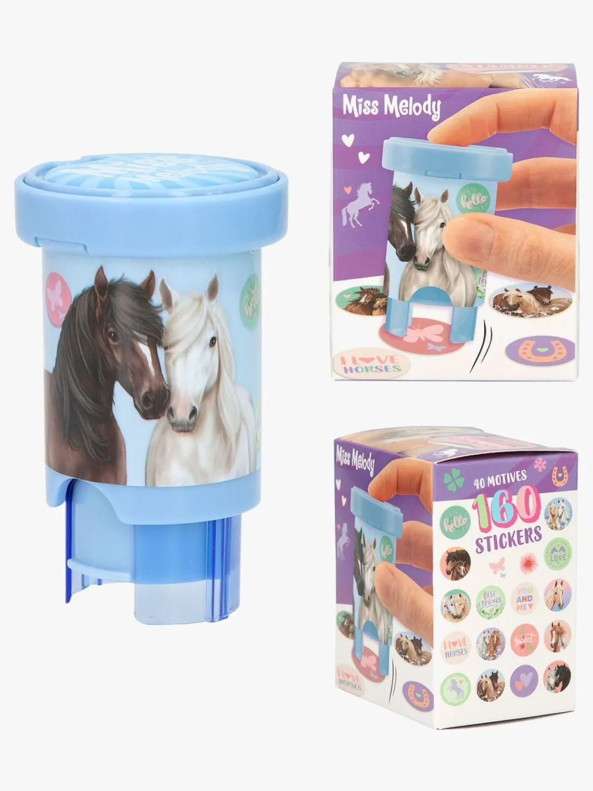 MissMelody Kreativt Legetøj-Miss Melody Klistermærkestempel