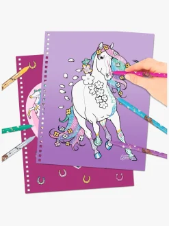 Kreativt Legetøj|MissMelody Miss Melody Malebog med Glittertusser