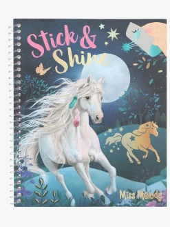 Kreativt Legetøj|MissMelody Miss Melody Stick & Shine Malebog