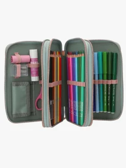 Kreativt Legetøj|MissMelody Penalhus med 3 Rum Romantic Fields, Grøn