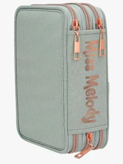 Kreativt Legetøj|MissMelody Penalhus med 3 Rum Romantic Fields, Grøn