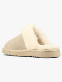 Hjemmesko|Mjuka Mjúka Yrsa  Varmforede Slip-in-hjemmesko, Sand