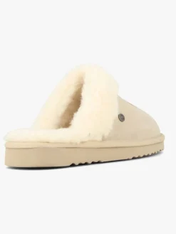 Hjemmesko|Mjuka Mjúka Yrsa  Varmforede Slip-in-hjemmesko, Sand