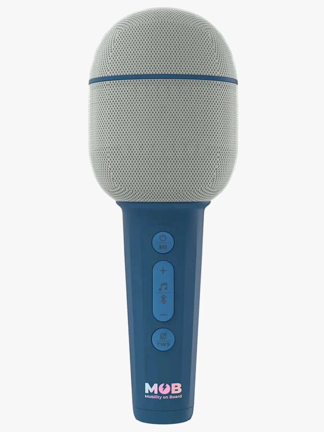 Musikinstrumenter|Elektronik & Media|MOB Karaokemikrofon med Højttaler, Groovy Blå