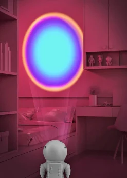 Lamper & Belysning|MOB Projektør Astrolight, Blue Rainbow