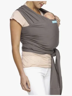 Bæreseler, Strækvikler & Bærestole|Moby Classic Vikle, Slate Brun