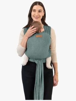 Moby Bæreseler, Strækvikler & Bærestole-Waffle Knit Strækvikle, Saguaro