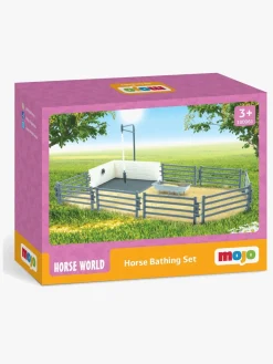 Mojo Legetøjsfigurer-Farmland Hestebad Legesæt 10 Dele