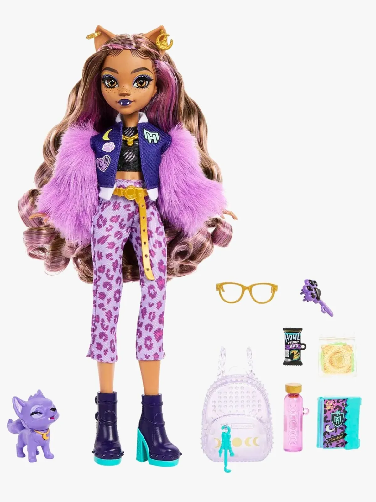 MonsterHigh Dukker & Bamser-Monster High Core Dukke Clawdeen