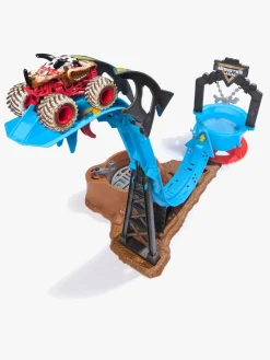 Legetøjsbiler & -Fartøjer|MonsterJam Monster Jam 1:64 Mud Blasters Dunk Tank Legesæt