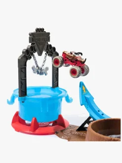 Legetøjsbiler & -Fartøjer|MonsterJam Monster Jam 1:64 Mud Blasters Dunk Tank Legesæt
