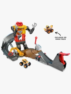 Legetøjsbiler & -Fartøjer|MonsterJam Monster Jam 1:64 Smash & Bash Smashbot Legesæt