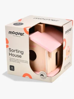 MooverToys Trælegetøj-Moover Toys IQ Puttekasse Hus, Pink