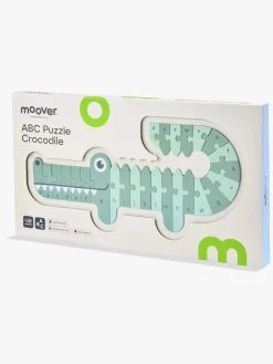 Spil & Puslespil|MooverToys A,B,C Puslespil Krokodille, Grøn