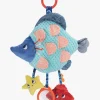 Babylegetøj|MoulinRoty Moulin Roty Les Aventures de Paulie Aktivitetslegetøj, Blue Fish