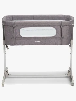 Børnesenge & Tilbehør|Moweo ALEX Bedside Crib, Grå Grå