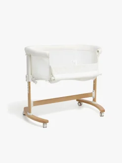 Børnesenge & Tilbehør|Moweo BLAKE Bedside Crib, Hvid
