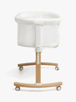 Børnesenge & Tilbehør|Moweo BLAKE Bedside Crib, Hvid