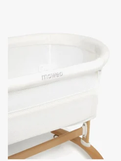 Børnesenge & Tilbehør|Moweo BLAKE Bedside Crib, Hvid