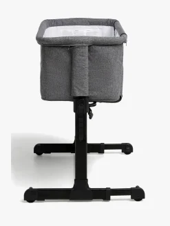 Børn Moweo Børnesenge & Tilbehør-RIVER Mini Bedside Crib, Mørkegrå