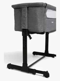 Børn Moweo Børnesenge & Tilbehør-RIVER Mini Bedside Crib, Mørkegrå