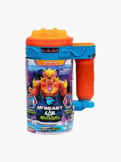 Legetøjsfigurer|BeastLab MrBeast Lab Mutators Mutation Chamber Actionfigur Flame Panther Flerfarvet