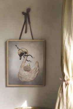 Interiør|MrsMighetto Mrs Mighetto Plakat Dear Swan 40x50 Flerfarvet