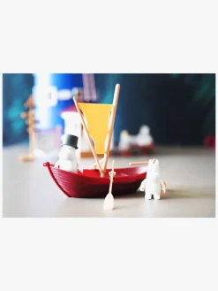 Legetøjsbiler & -Fartøjer|Mumin Mumitroldene fars Sejlbåd med 2 Figurer