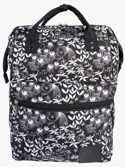 Børn Mumin Tasker-Mumitroldene Samu Primula Rygsæk 15L, Sort/Hvid