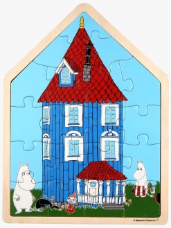 BarboToys Spil & Puslespil-Mumitroldene Træpuslespil Mumitroldehuset 19 Brikker