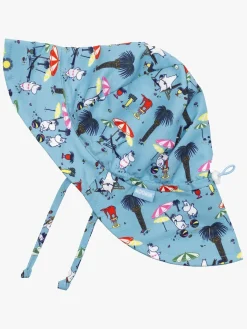 Uv & Strand|Mumin Mumitroldene UV-Sæt Badeble og Solhat, Blå