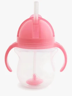 Munchkin Spisetid-Tip & Sip Sugerørskop, Pink