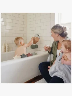 Vandlegetøj|Mushie Badelegetøj Både Rustik Flerfarvet