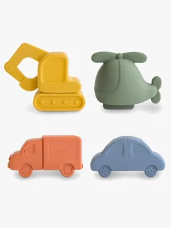 Vandlegetøj|Mushie Badelegetøj Transportmiddel 4-pak